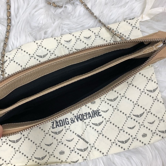 Zadig & Voltaire Rick Blason Suede Crossbody Bag - Picture 7 of 10